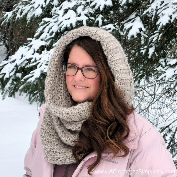 Easy Crochet Hooded Cowl Easy Crochet Hooded Cowl