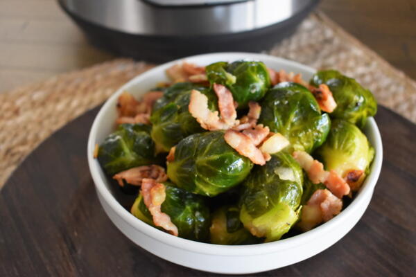 Instant Pot Brussel Sprouts With Bacon Instant Pot Brussel Sprouts With Bacon
