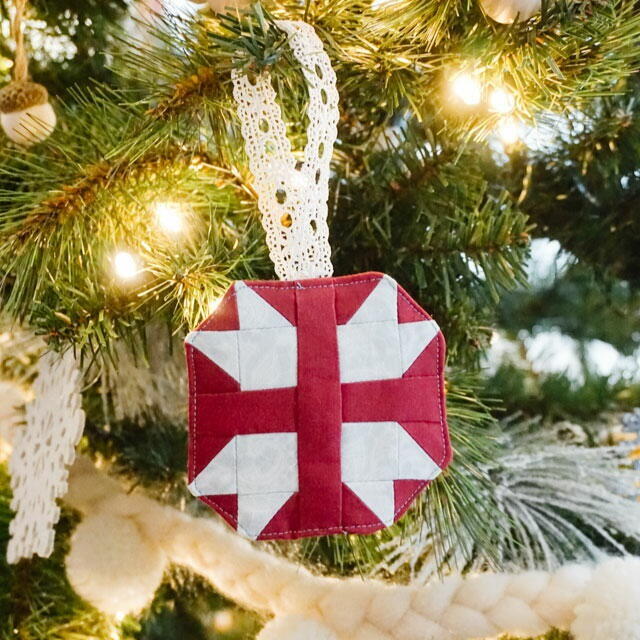 DIY Fair Isle Ornament DIY Fair Isle Ornament