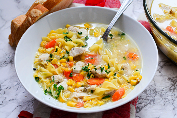 Chicken Corn Noodle Soup