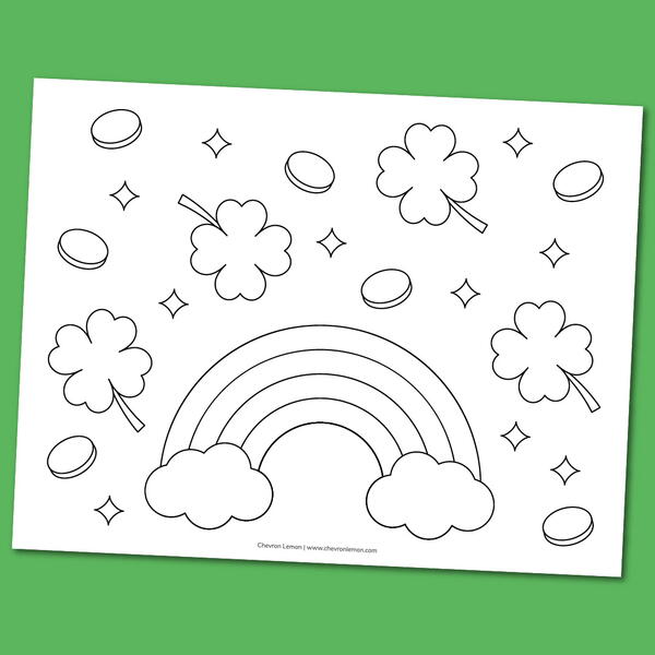 Printable St Patricks Day Coloring Page Printable St. Patrick's Day Coloring Page