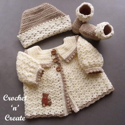 Crochet Babies Picot Set