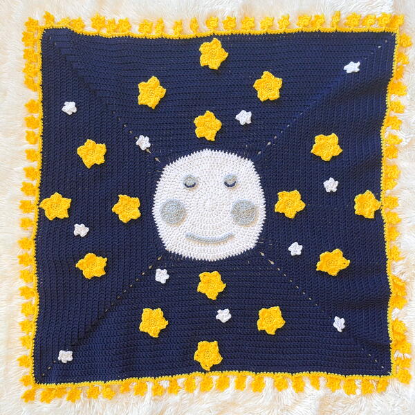 Moon Stars Baby Blanket Moon & Stars Baby Blanket