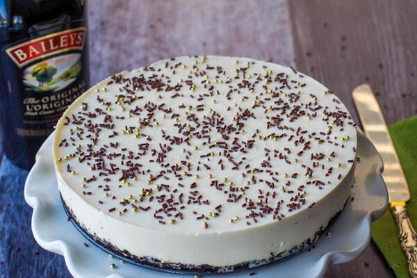 No Bake Baileys Cheesecake No Bake Baileys Cheesecake
