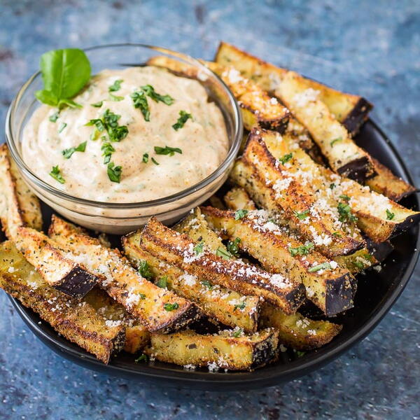 Baked Eggplant Fries Baked Eggplant Fries
