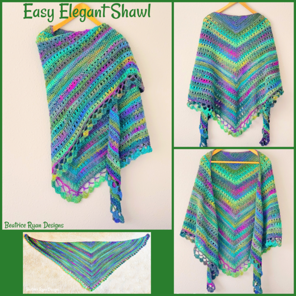 Easy Elegant Shawl Easy Elegant Shawl