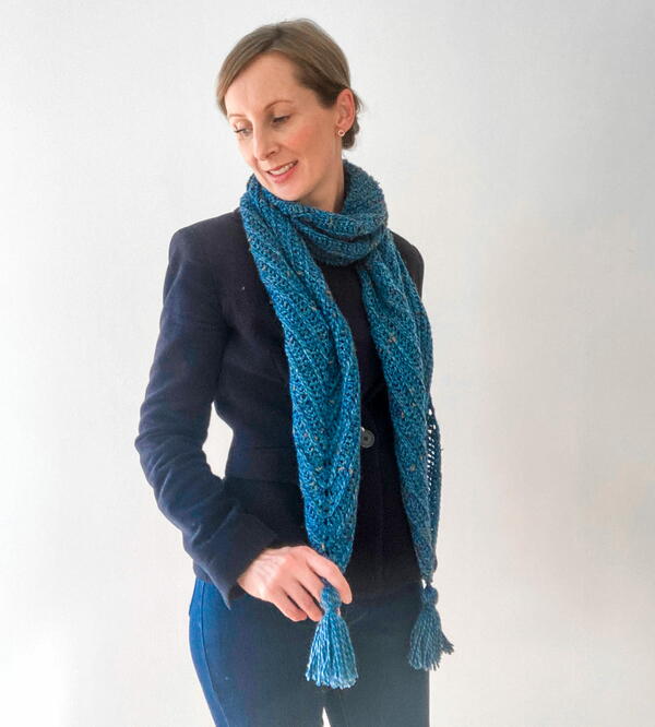 Joya Scarf Free Modern Crochet Scarf Pattern Joya Scarf: Free Modern Crochet Scarf Pattern