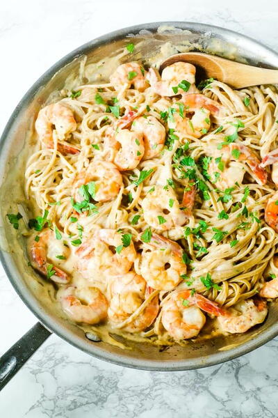 Creamy Shrimp Alfredo Creamy Shrimp Alfredo
