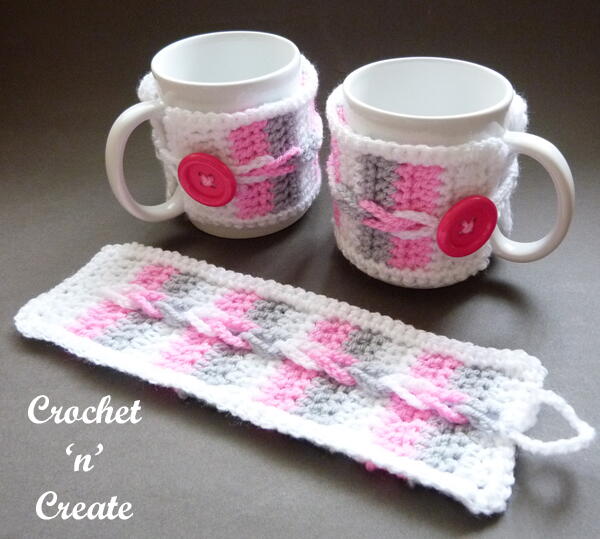 Crochet Loopy Mug Warmer Crochet Loopy Mug Warmer