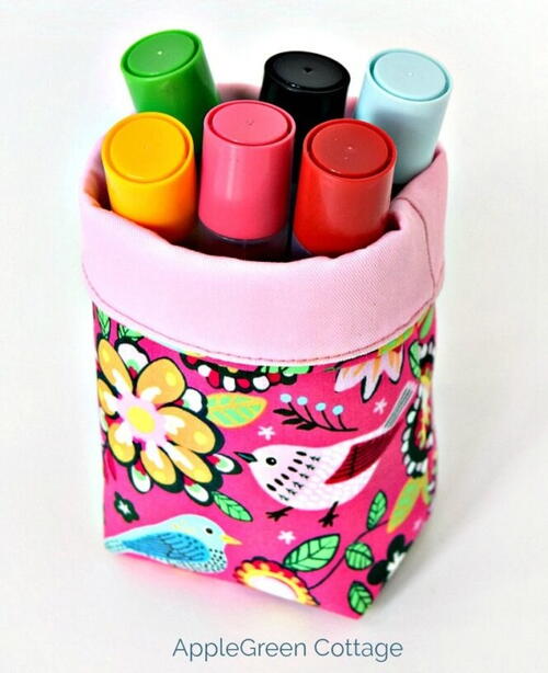 Quick Mini Fabric Bin Quick Mini Fabric Bin