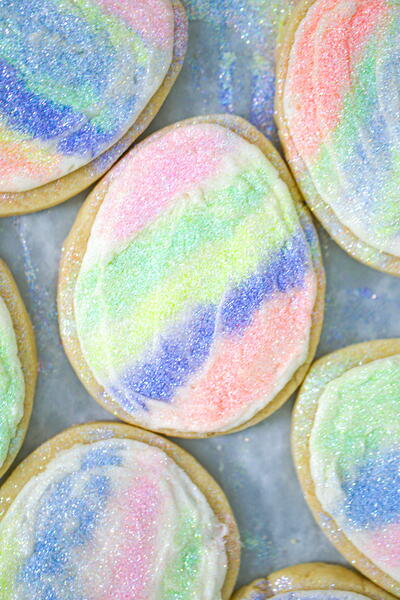 Easter Egg Sugar Cookies Easter Egg Sugar Cookies
