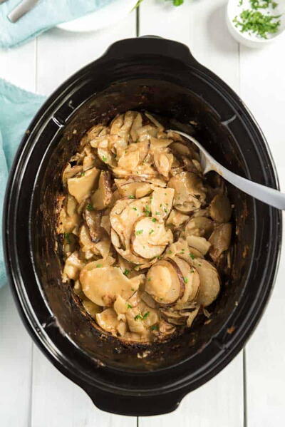 Slow Cooker Au Gratin Potatoes Slow Cooker Au Gratin Potatoes