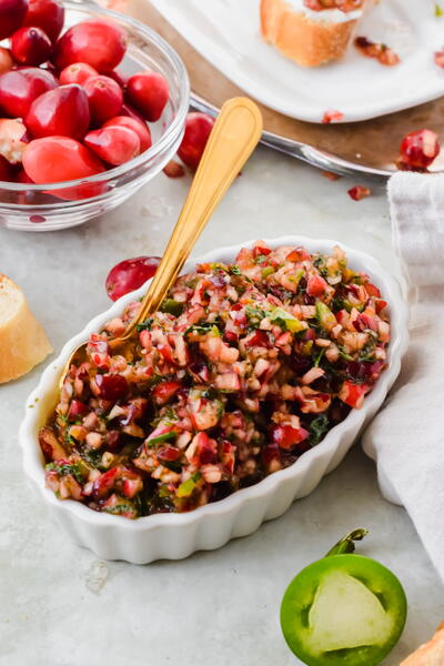 Cranberry Jalapeo Salsa Cranberry Jalapeño Salsa