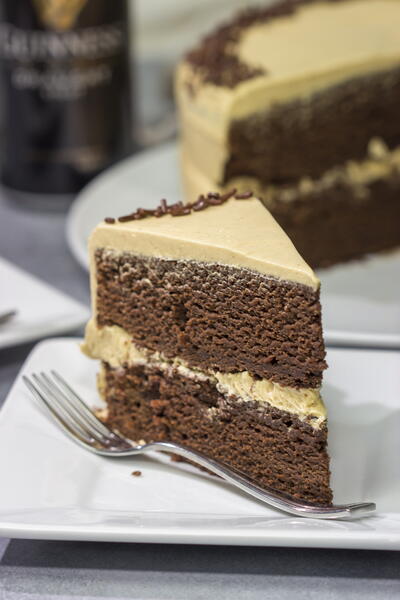 Chocolate Stout Cake With Coffee Frosting