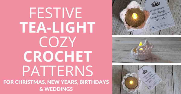 3 Festive Tea-light Cozy Crochet Patterns