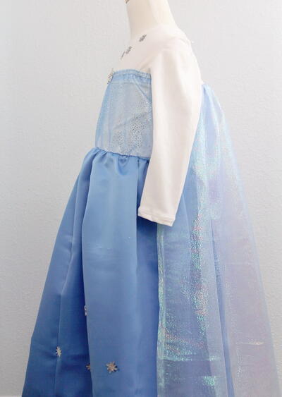 Upcycled DIY Elsa Dress Upcycled DIY Elsa Dress