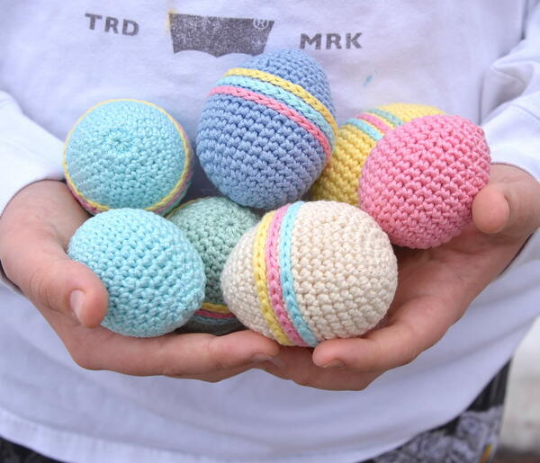 Crochet Easter Eggs 2 Sizes Crochet Easter Eggs 2 Sizes