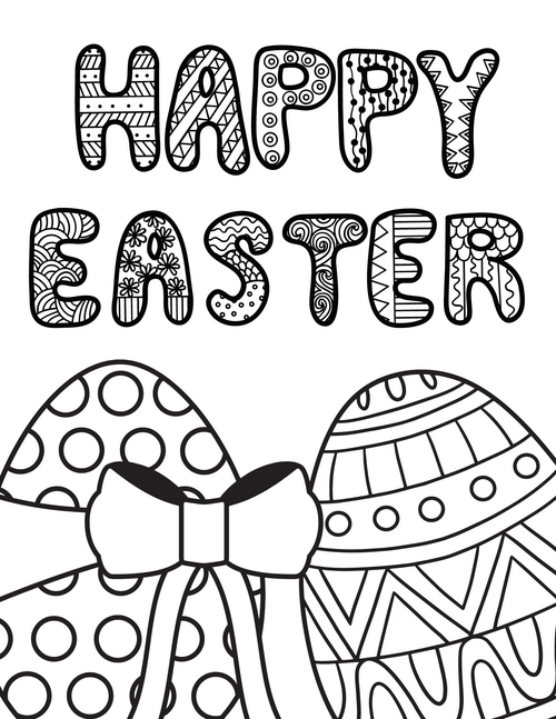 Fun Easter Coloring Pages Fun Easter Coloring Pages