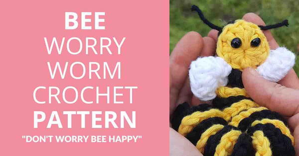 dont Worry Bee Happy Crochet Pattern "don't Worry Bee Happy" Crochet Pattern
