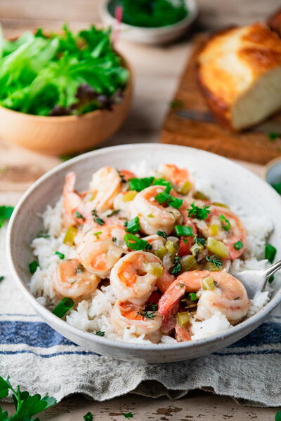 Easy Shrimp touffe Easy Shrimp Étouffée