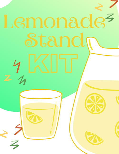 Printable Lemonade Stand Kit Printable Lemonade Stand Kit