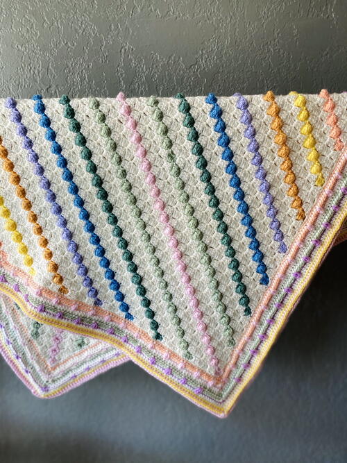 Birthday Sorbet Baby Blanket Birthday Sorbet Baby Blanket