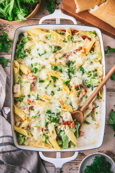 Chicken Alfredo Casserole