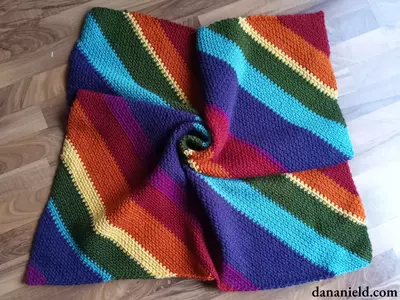 C2C Moss Stitch Baby Blanket Pattern