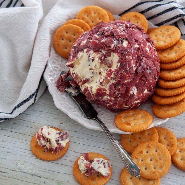 Cheese Ball With Dried Beef Cheese Ball With Dried Beef