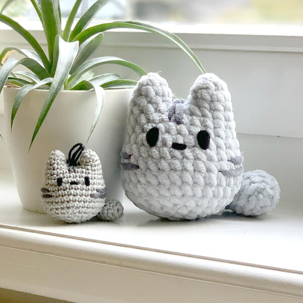 Cat Amigurumi Pattern - Crochet A Cute Keychain Cat Amigurumi Pattern - Crochet A Cute Keychain