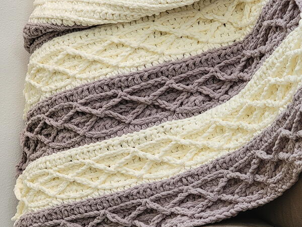 Easy Peasy Cable Blanket Easy Peasy Cable Blanket