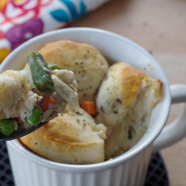 Personal Chicken Pot Pie In A Mug Personal Chicken Pot Pie In A Mug