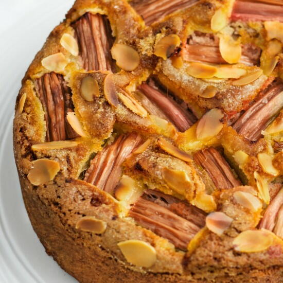 Rustic Rhubarb Cake Rustic Rhubarb Cake