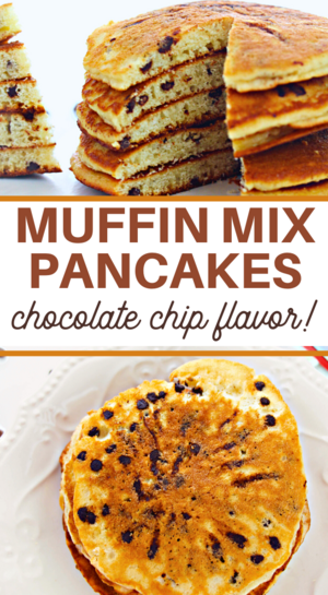 Chocolate Chip Muffin Pancakes Recipe Chocolate Chip Muffin Pancakes Recipe