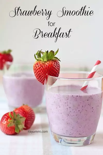 Easy Strawberry Smoothie Recipe Easy Strawberry Smoothie Recipe