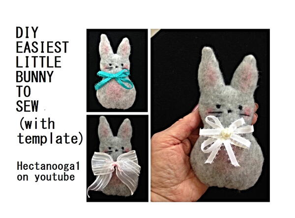 Diy Easy Bunny To Sew Diy Easy Bunny To Sew