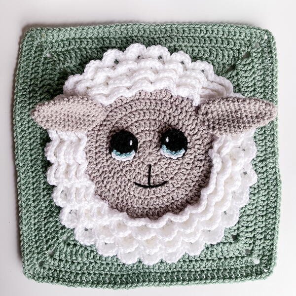 Lamb Granny Square Lamb Granny Square