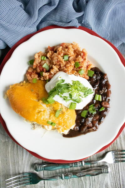 Sour Cream Chicken Enchilada Casserole Sour Cream Chicken Enchilada Casserole