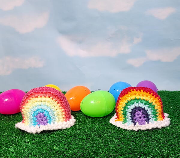 Rainbow Egg Cozy Rainbow Egg Cozy