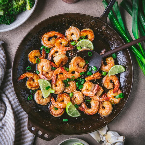 Honey Sriracha Shrimp