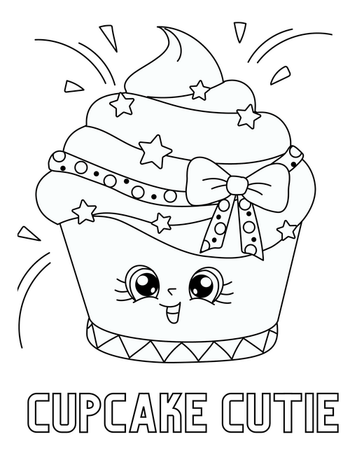 Cute Cupcake Coloring Pages Cute Cupcake Coloring Pages