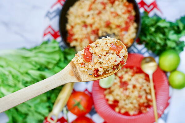 Spanish Cauliflower Rice Recipe Spanish Cauliflower Rice Recipe