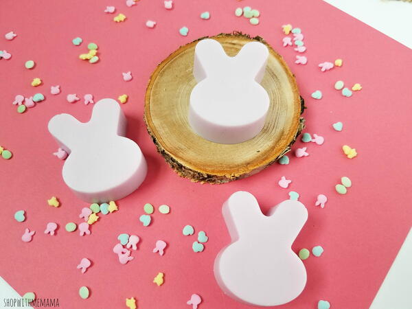 Homemade Bunny Lavender Bar Soap Homemade Bunny Lavender Bar Soap