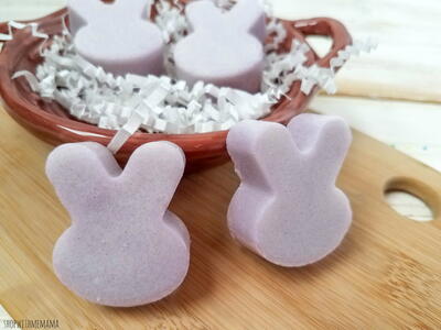 Lavender Sugar Scrub Bunnies