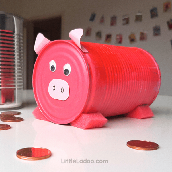 Tin Can Piggy Bank Tin Can Piggy Bank