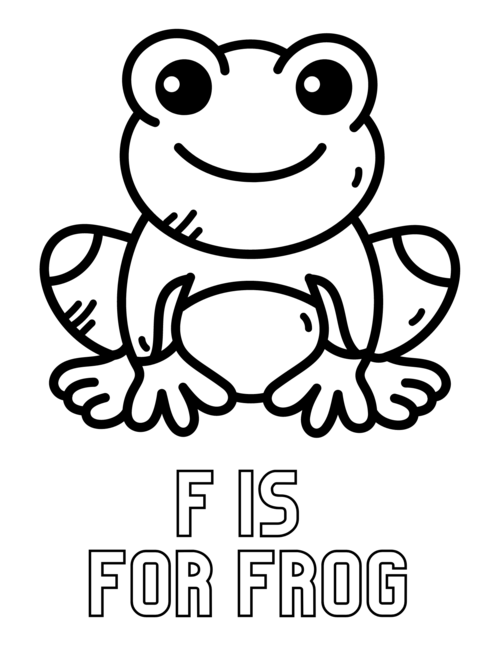 Free Frog Coloring Pages Free Frog Coloring Pages