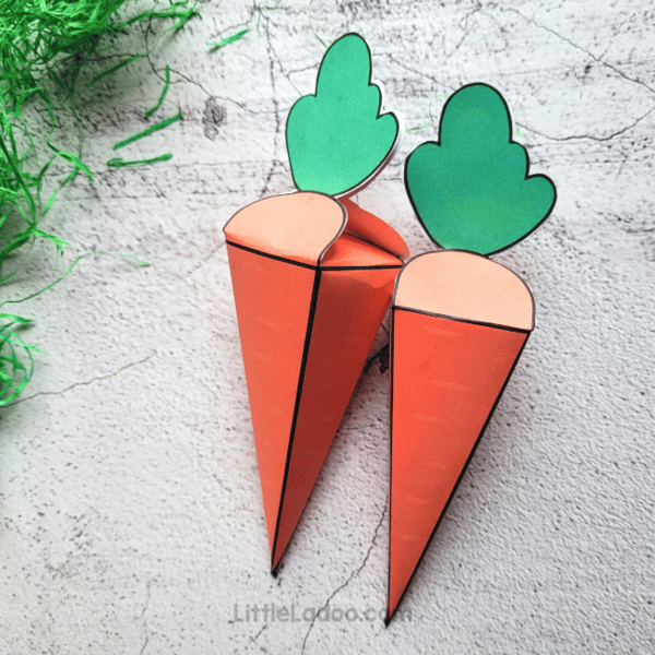 3D Carrot Paper Craft 3D Carrot Paper Craft