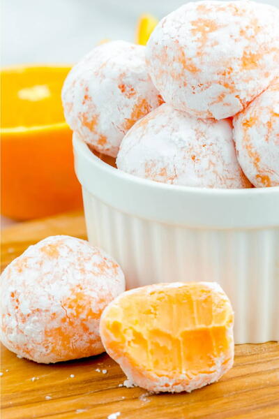 Orange Creamsicle Truffles
