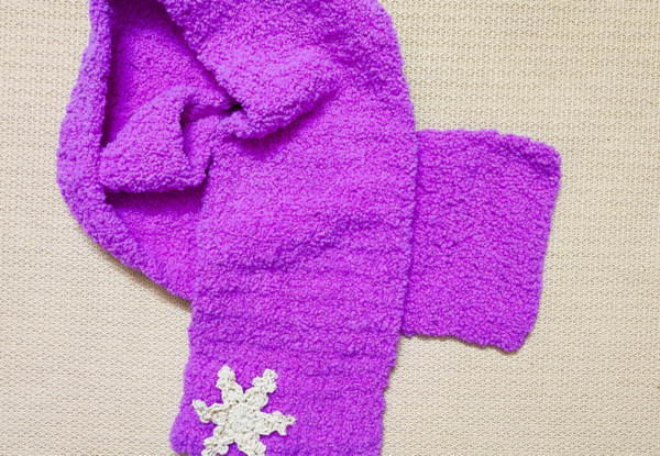 Easy Crochet Scarf With Snuggle Yarn Easy Crochet Scarf With Snuggle Yarn