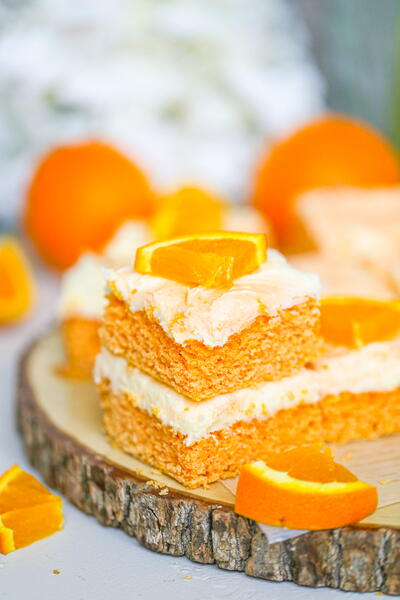Easy Orange Creamsicle Cake Bars Easy Orange Creamsicle Cake Bars